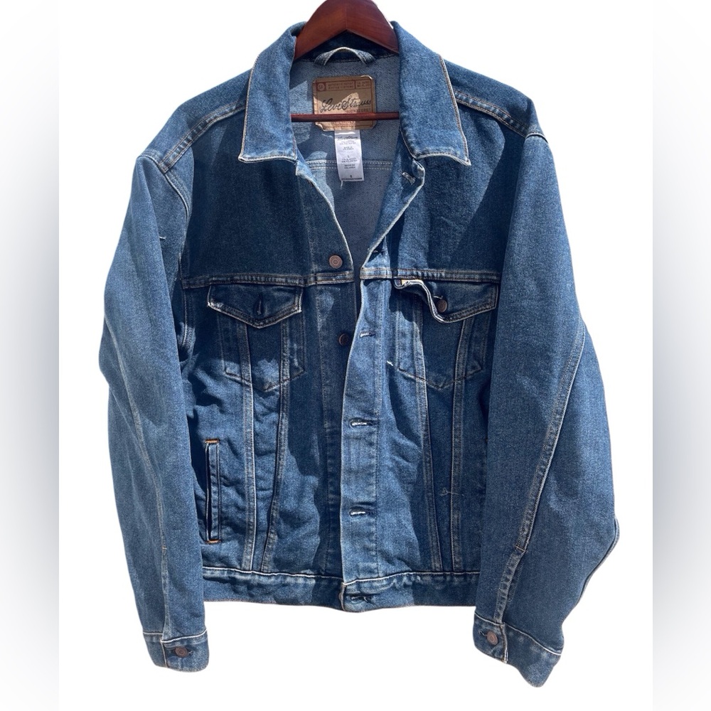 Men’s Vintage Levi Strauss Co. Levi's Trucker Denim Jacket Sz L Light Distressed